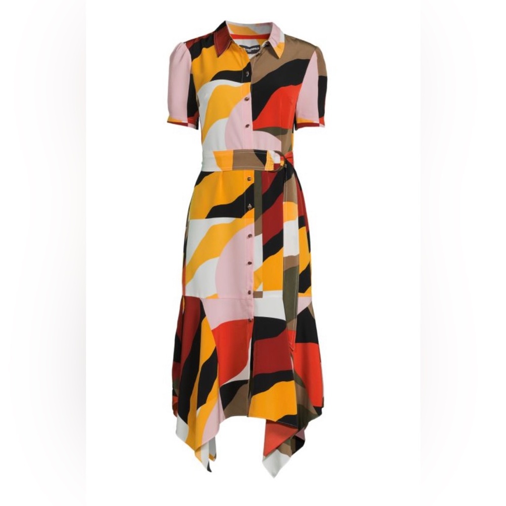 Inspired by 70s tones, this retro shirtdress is essential.